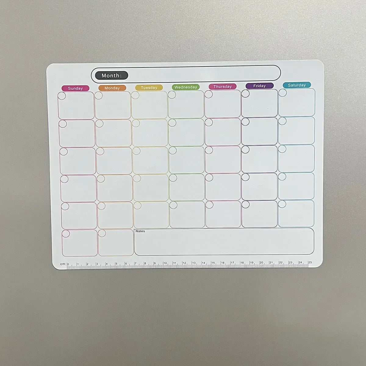Magnetic Calendar Sticker (Productivity Edition)