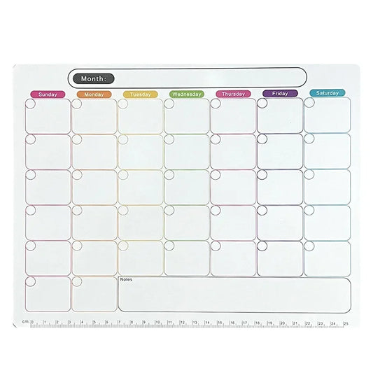 Magnetic Calendar Sticker (Productivity Edition)